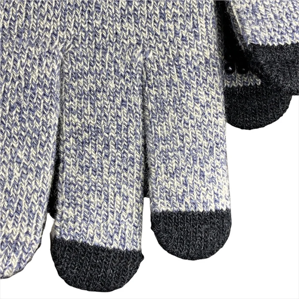Gloves Greyish/Blue Anti-Skid Gloves Mobile /Everyday Winter Gloves